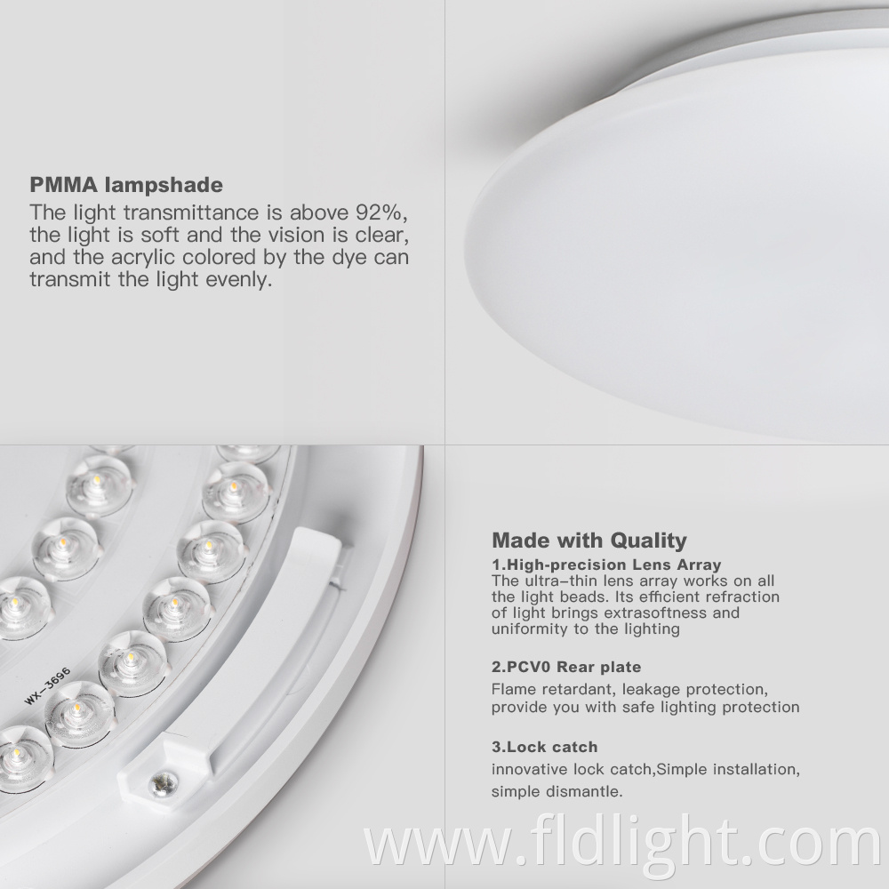 Minimalist Dimmable Color surface mounted Ceiling Lamp 